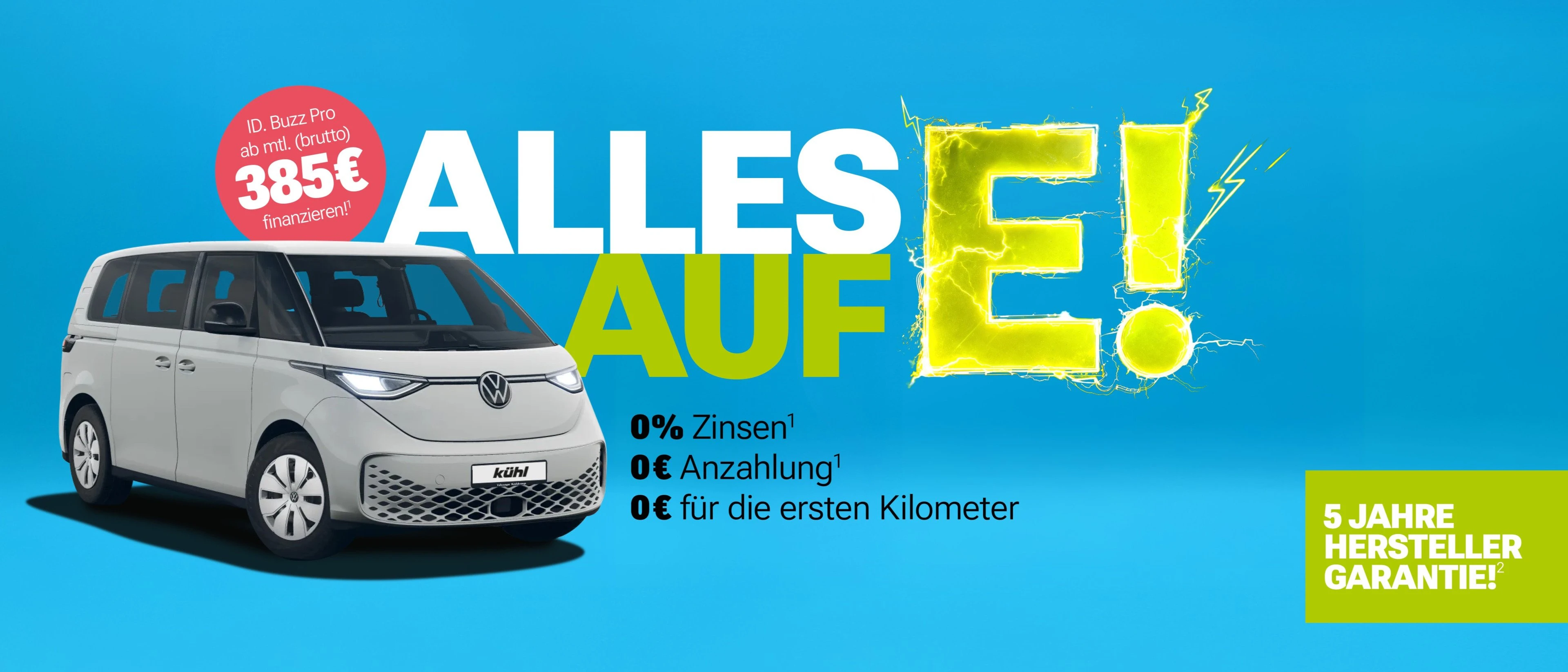 Volkswagen Nutzfahrzeuge ID. Buzz Pro, kurzer Radstand 210 kW (286 PS), 79 kWh