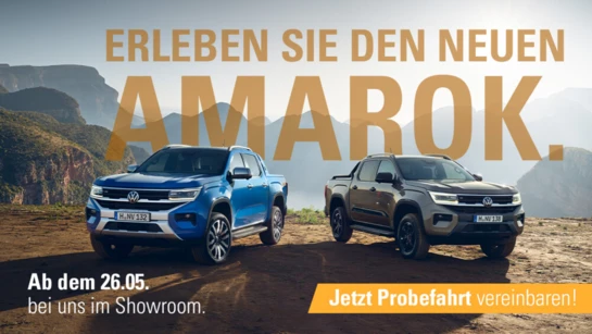 Der neue Volkswagen Amarok: ab sofort bei uns