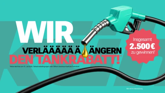 Cash oder Servicegutscheine zu gewinnen!