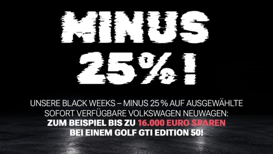 Unsere Black Weeks!